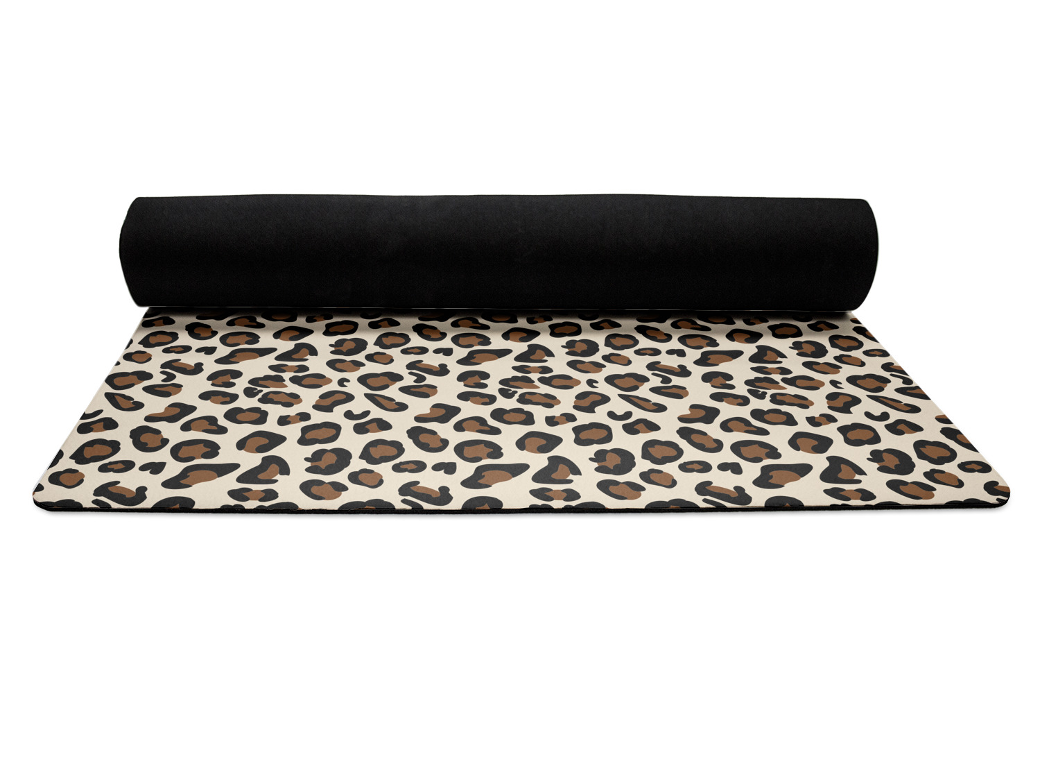 leopard print yoga mat