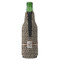 Leopard Print Zipper Bottle Cooler - BACK (bottle)