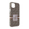 Leopard Print iPhone 14 Pro Case - Angle