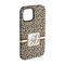 Leopard Print iPhone 15 Pro Tough Case - Angle