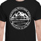 Carolina Airstream Club Black Crew T-Shirt on Model - CloseUp