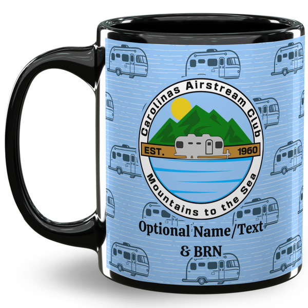 Custom Carolina Airstream Club 11 oz Coffee Mug - Black