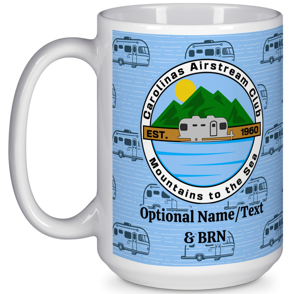 Custom Carolina Airstream Club 15 oz Coffee Mug - White