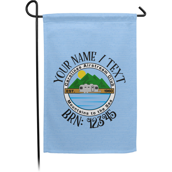 Custom Carolina Airstream Club Garden Flag - Small - Double-Sided