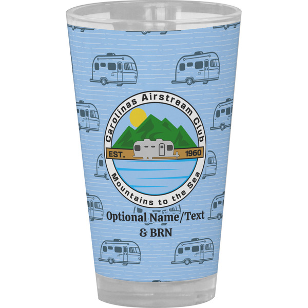 Custom Carolina Airstream Club Pint Glass - Full Color