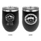 Carolina Airstream Club Stainless Wine Tumblers - Black - Double Sided - Approval