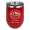 Carolina Airstream Club Stainless Wine Tumblers - Red - Double Sided - Front