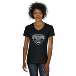 65th Anniversary of  the Carolina Airstream Club Women's V-Neck T-Shirt - Black