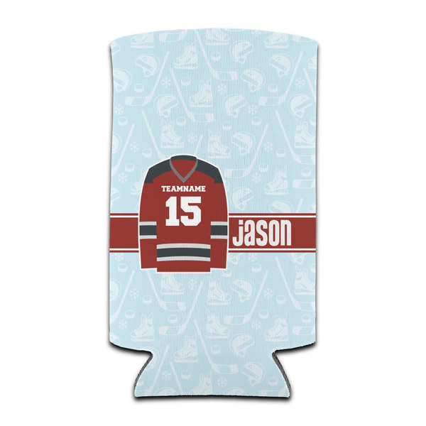 Custom Hockey Can Cooler (tall 12 oz) (Personalized)