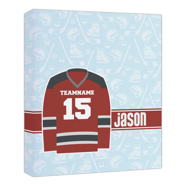 Custom Hockey Canvas Print - 20x24 (Personalized)