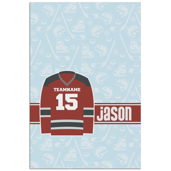 Custom Hockey Poster - Matte - 24x36 (Personalized)