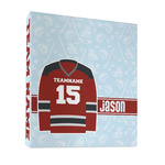 Hockey 3 Ring Binder - Full Wrap - 1" (Personalized)