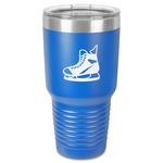 Hockey 30 oz Stainless Steel Tumbler - Royal Blue - Single-Sided