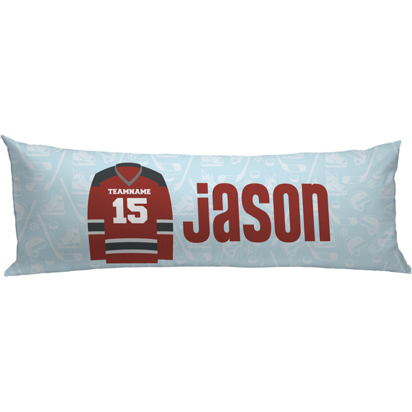 Custom Hockey Body Pillow Case (Personalized)