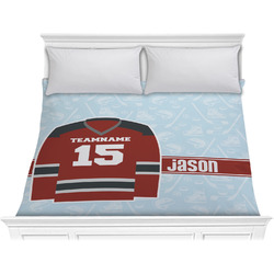 Hockey Comforter - King (Personalized)