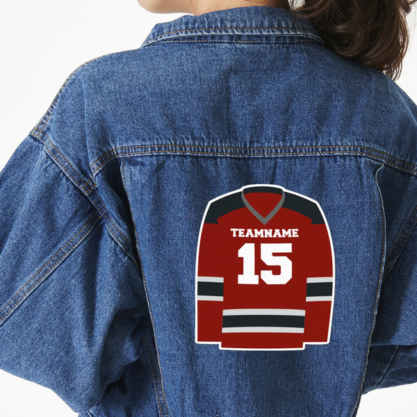 Custom Hockey Large Custom Shape Patch - 2XL (Personalized)