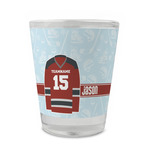 Hockey Glass Shot Glass - 1.5 oz - Single (Personalized)