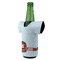 Hockey Jersey Bottle Cooler - ANGLE (on bottle)