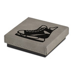 Hockey Jewelry Gift Box - Engraved Leather Lid