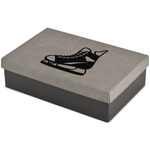 Hockey Large Gift Box w/ Engraved Leather Lid