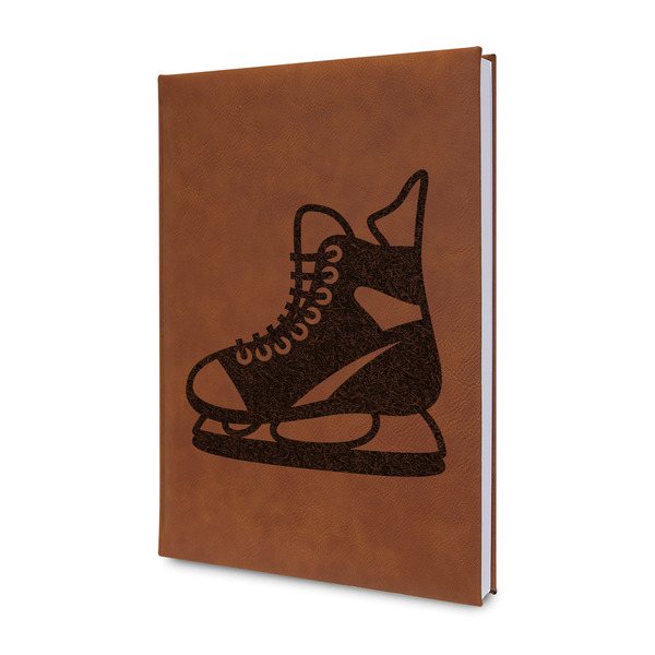 Custom Hockey Leather Sketchbook - Small - Double Sided (Personalized)