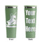 Hockey Light Green RTIC Everyday Tumbler - 28 oz. - Front and Back