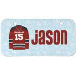 Hockey Mini/Bicycle License Plate (2 Holes) (Personalized)