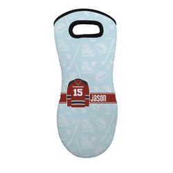 Hockey Neoprene Oven Mitt - Single w/ Name and Number