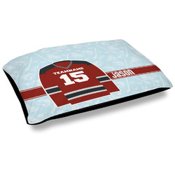 Hockey Dog Bed w/ Name and Number