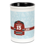 Hockey Ceramic Pencil Holders - Black