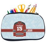 Hockey Neoprene Pencil Case - Medium w/ Name and Number