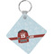 Hockey Personalized Diamond Key Chain