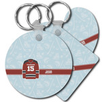 Hockey Plastic Keychain (Personalized)