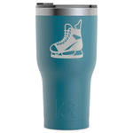 Hockey RTIC Tumbler - Dark Teal - Laser Engraved - Single-Sided