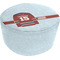 Hockey Round Pouf Ottoman (Top)