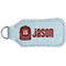 Hockey Sanitizer Holder Keychain - Large (Back)