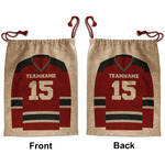 Hockey Santa Sack - Front & Back (Personalized)