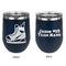 Hockey Stainless Wine Tumblers - Navy - Double Sided - Approval