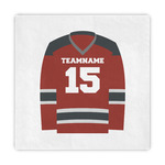 Hockey Decorative Paper Napkins (Personalized)