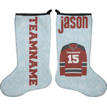 Hockey Holiday Stocking - Double-Sided - Neoprene (Personalized)