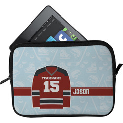 Hockey Tablet Case / Sleeve - Small (Personalized)