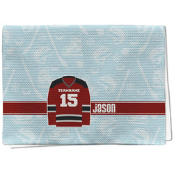 Hockey Kitchen Towel - Waffle Weave - Full Color Print (Personalized)