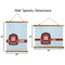 Hockey Wall Hanging Tapestries - Parent/Sizing