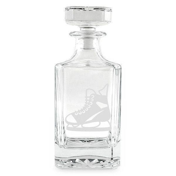 Custom Hockey Whiskey Decanter - 26 oz Square