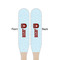 Hockey Wooden Food Pick - Paddle - Double Sided - Front & Back