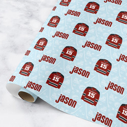 Hockey Wrapping Paper Roll - Small (Personalized)