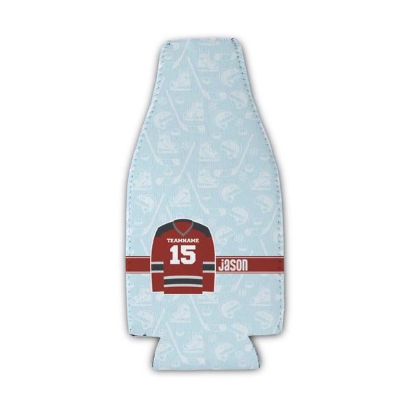 Custom Hockey Zipper Bottle Cooler (Personalized)