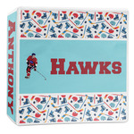 Hockey 2 3-Ring Binder - 2 inch (Personalized)