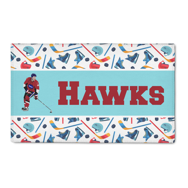 Custom Hockey 2 3' x 5' Patio Rug (Personalized)