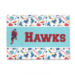 Hockey 2 4' x 6' Indoor Area Rug (Personalized)